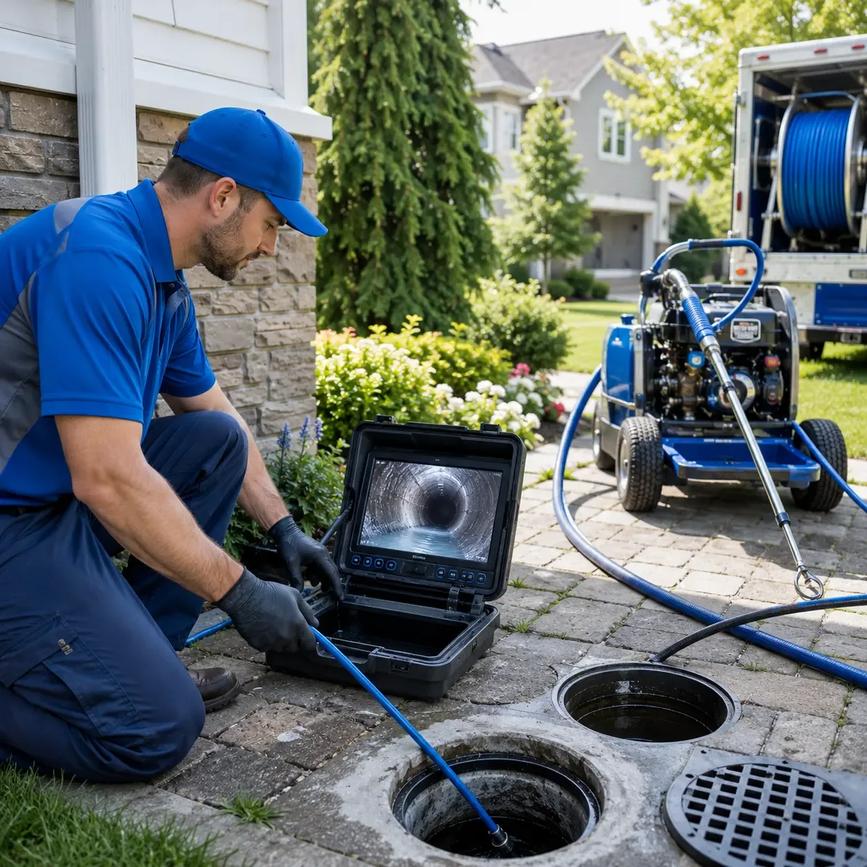 Outdoor drain cleaning professionals serving Kite, KY